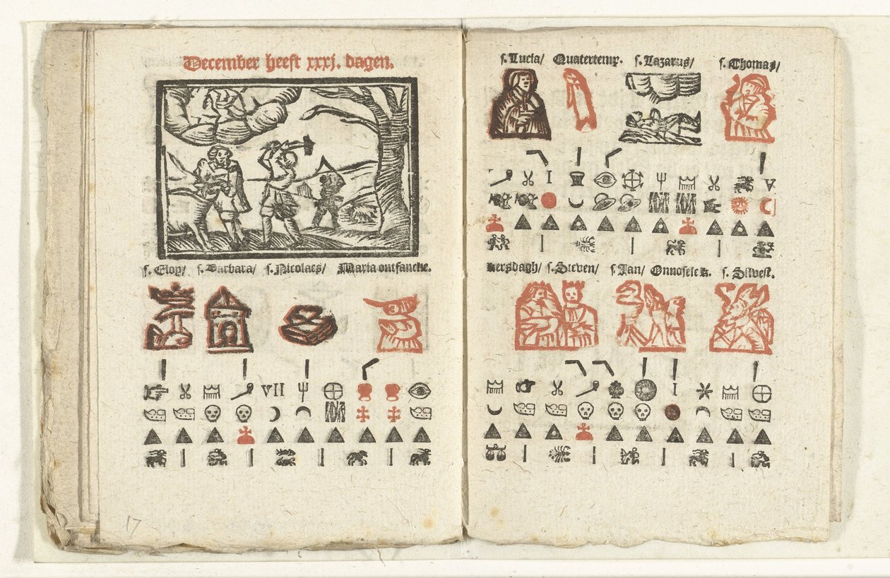 Ennustesivut joulukuulle 1712 tekijältä Anonymous