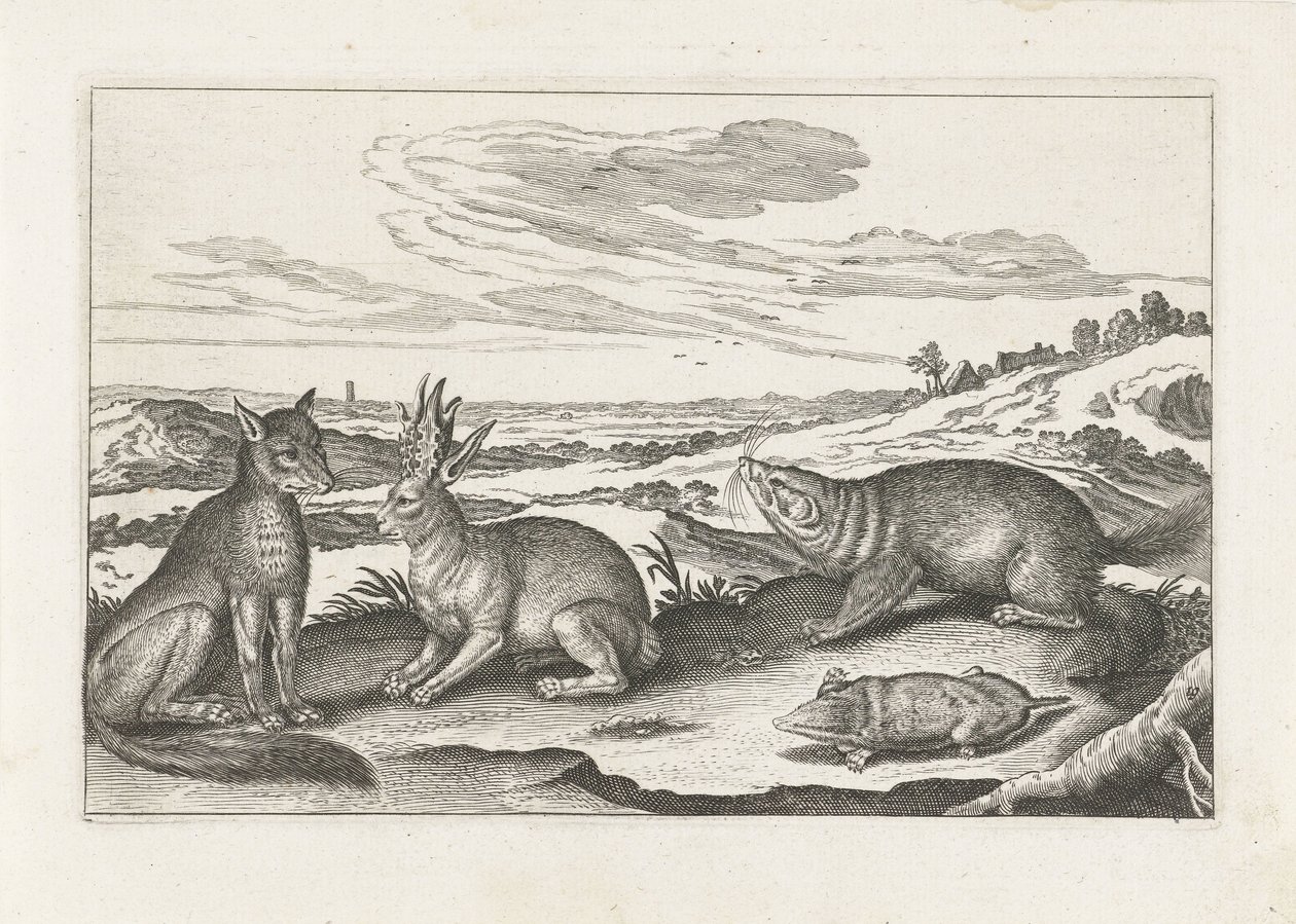 Bosdieren Vierpotige dieren (series title) Animalivm Qvaddrvpedvm (series title)   1374516   fi       finnish Successfully Translated  Original: Alexander and Porus, c1673 Translat: 
