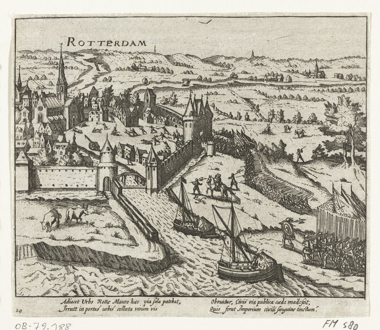 Bossu hyökkää Rotterdamiin vuonna 1572 tekijältä Anonymous