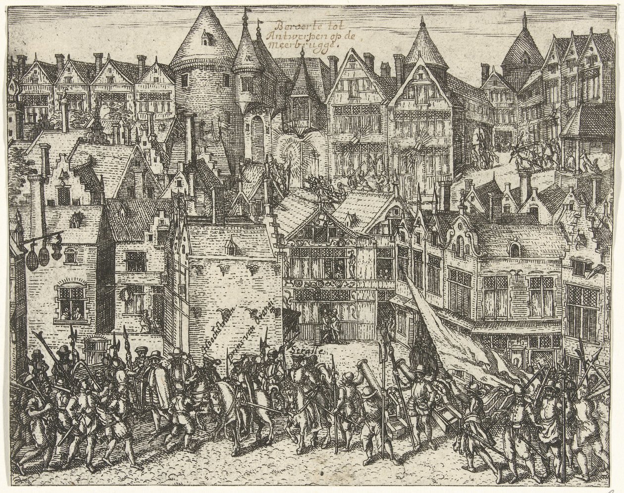 Kalvinistinen mellakka Antwerpenissä, 1567 tekijältä Anonymous