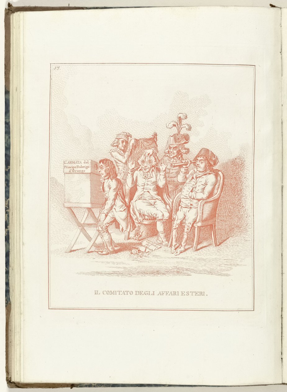Buitenlandse Zakenin komitea, 1795 Ulkoasiainvaliokunta (kohteen otsikko) Hollandia Regenerata (Italiaanse kopie) (sarjan nimi) Hollannin uudestisyntyminen: peili kaikille uudestisyntyneille kansoille (sarjan nimi esineessä) tekijältä Anonymous