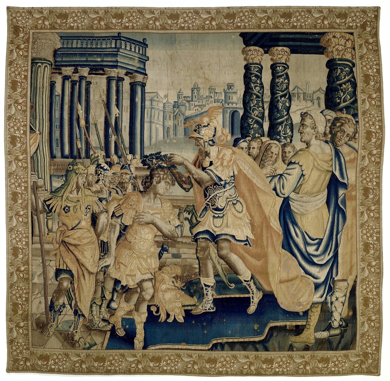 Coriolanus vastaanottaa laakeriseppeleen Coriolanuksen historia (sarjan nimi) tekijältä Anonymous