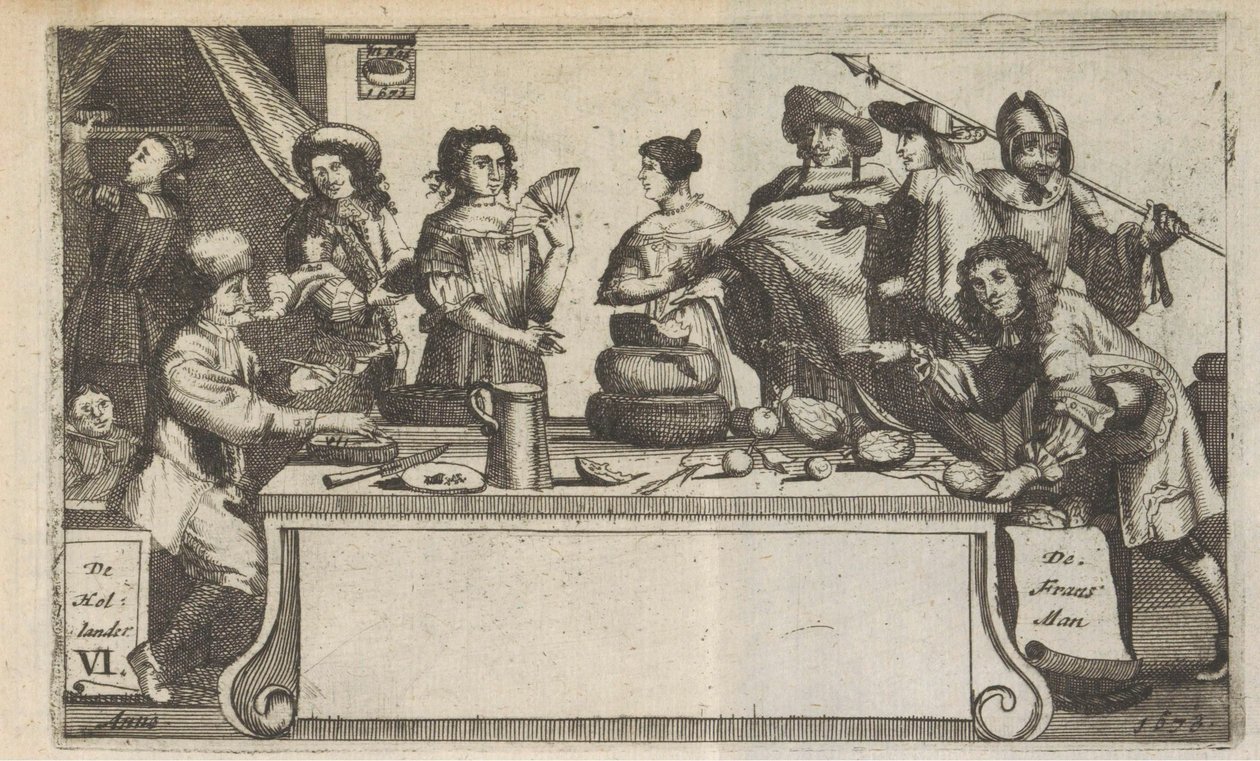 Fransman ja Hollander, 1673 Frans-man Hollander / Le Francois L