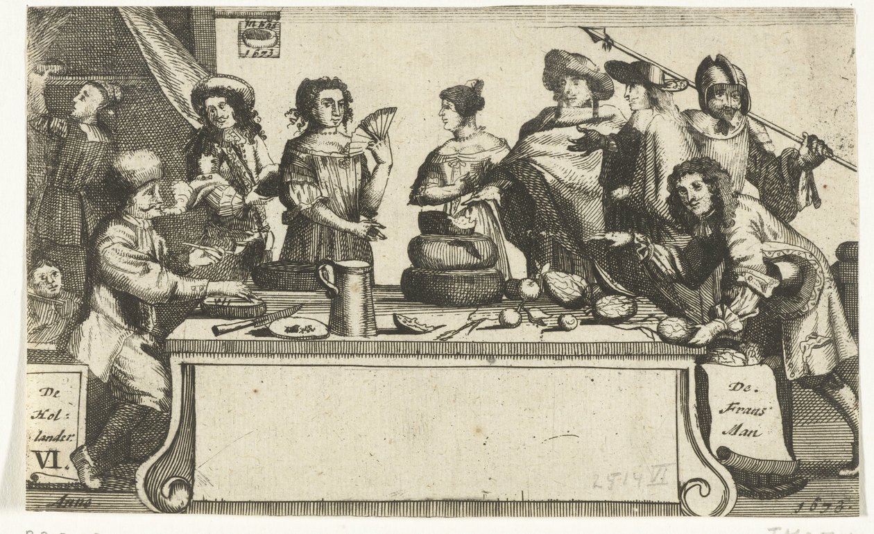 Fransmanilta ja Hollanderilta, 1673 Frans-man Hollander / Le Francois L