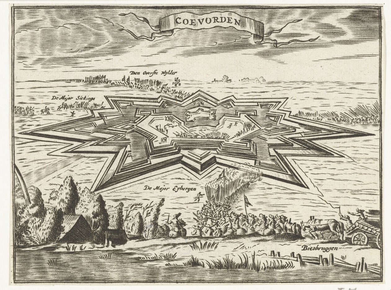 Coevordenin myrsky, 1672 tekijältä Anonymous
