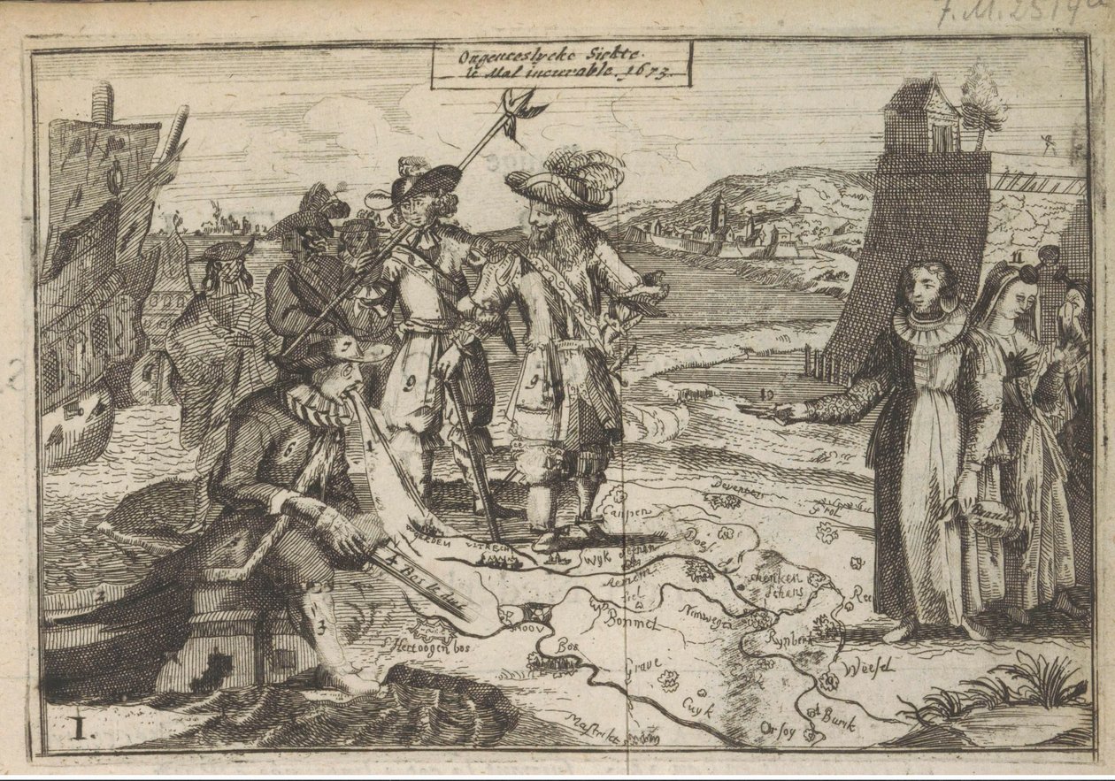 Parantumaton sairaus, 1673 Parantumaton sairaus / le Mal parantumaton. 1673 (otsikko esineessä) tekijältä Anonymous