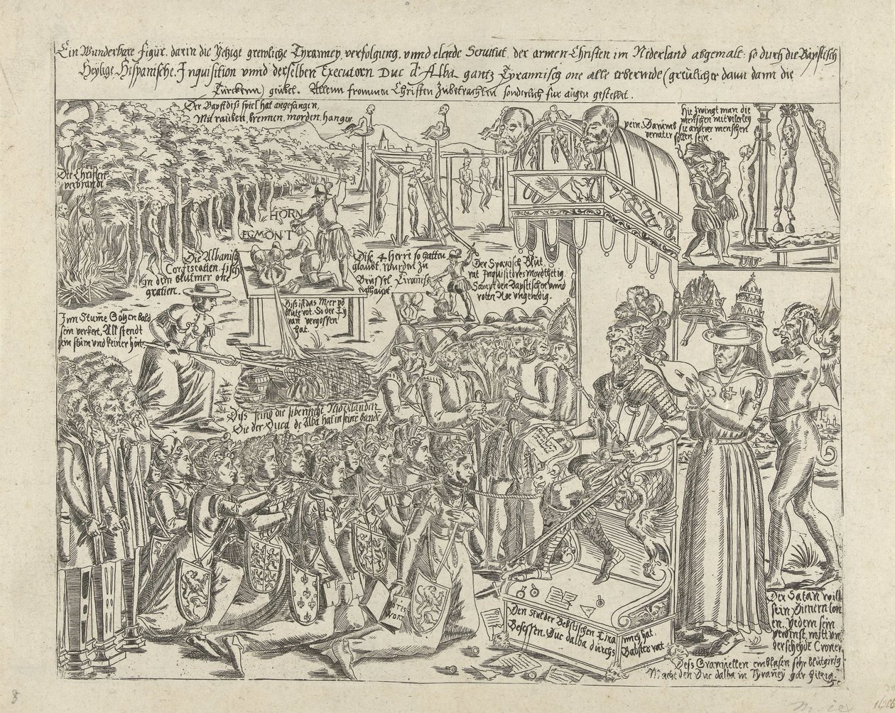 Alban herttuan valtaistuin, 1569 (kopio) tekijältä Anonymous