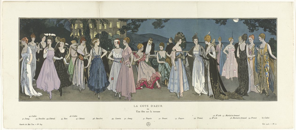Gazette du Bon Ton, 1915 - nro 8-9: Cote d