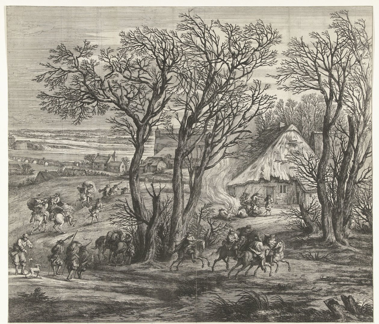 Ranskan armeija ennen Yperenia (oikea arkki), 1678 tekijältä Anonymous