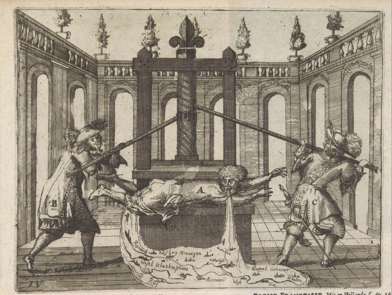 Hollanti ranskalaisessa kirjapainossa, 1672-1673 Ranska Druck-Pers, Gestelt in Hollant 1672 ja 1673 / Presse Francoisse Mis en Hollande l