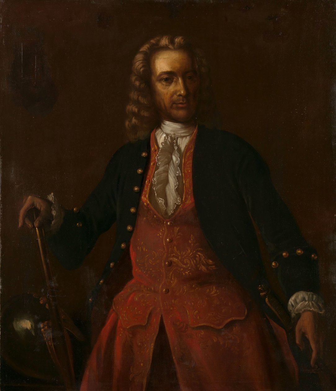Jacob Mossel (1750-1761) Hollantilaisen Itä-Intian yhtiön kenraalikuvernöörin Jacob Mosselin muotokuva tekijältä Anonymous