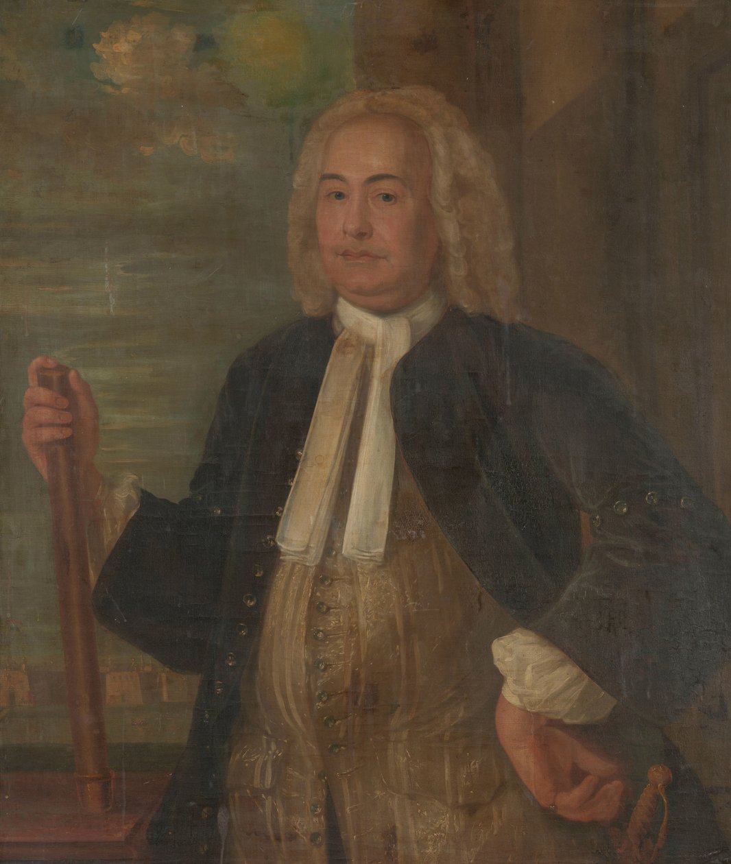 Johannes Thedens (1741-1743) Hollannin Itä-Intian yhtiön kenraalikuvernöörin Johannes Thedensin muotokuva tekijältä Anonymous
