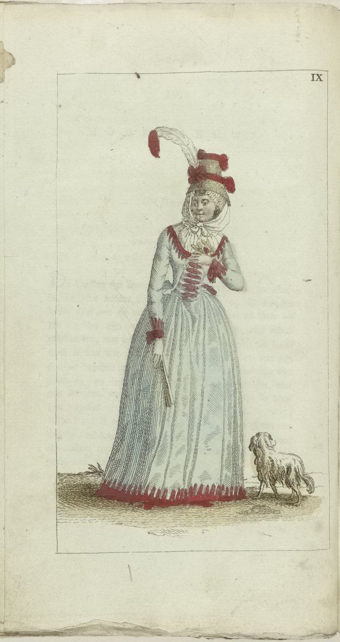 Muodin ja maun kabinetti 1791, pl. IX tekijältä Anonymous