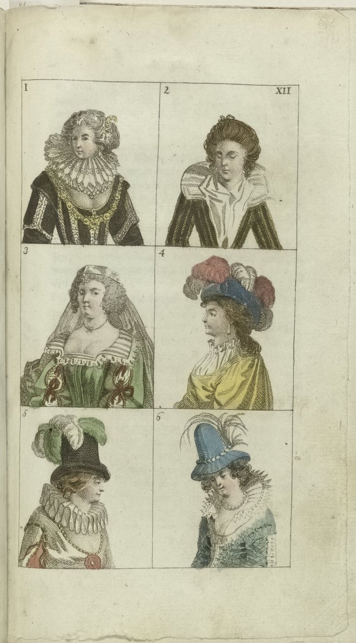 Muodin ja maun kabinetti 1791, pl. XII tekijältä Anonymous
