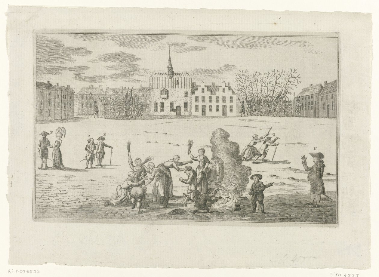 Arnhemin pormestarien Bentinckin ja Brantsenin tuomio, 1784 tekijältä Anonymous