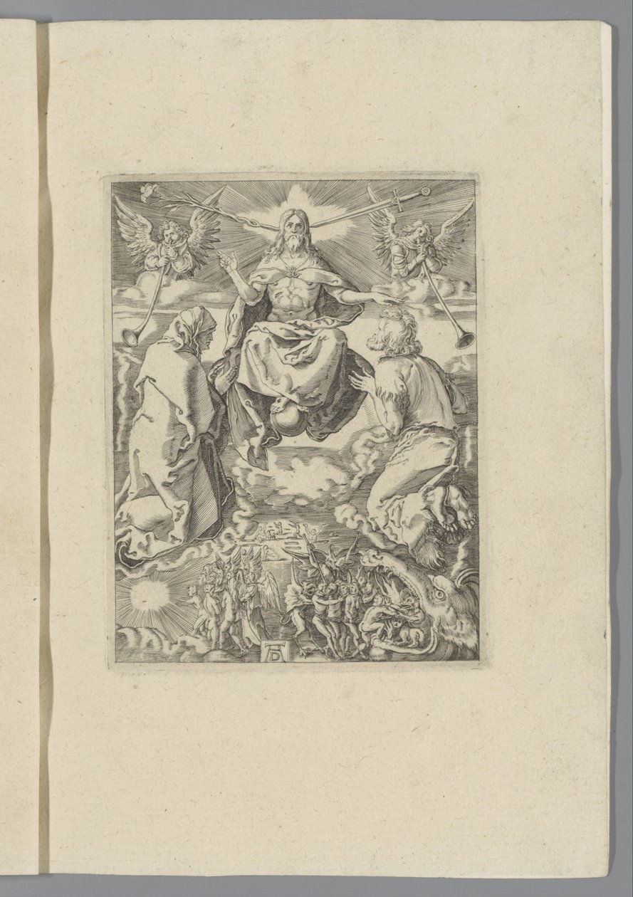 Viimeinen tuomio The Little Passion (sarjan nimi) Passio Christi Ab Alberto Durer Nurenburgensi Effigiata (sarjan nimi) tekijältä Anonymous