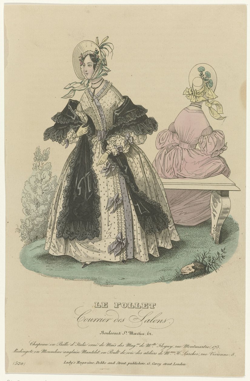 Le Follet, Courrier des Salons, n. 1836, nro 520: Olkihattu (...) tekijältä Anonymous