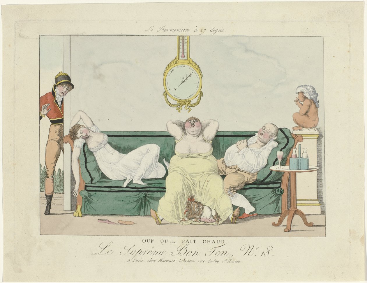 Le Supreme Bon Ton, 1800-1815, nro 18: Se on kuuma tekijältä Anonymous