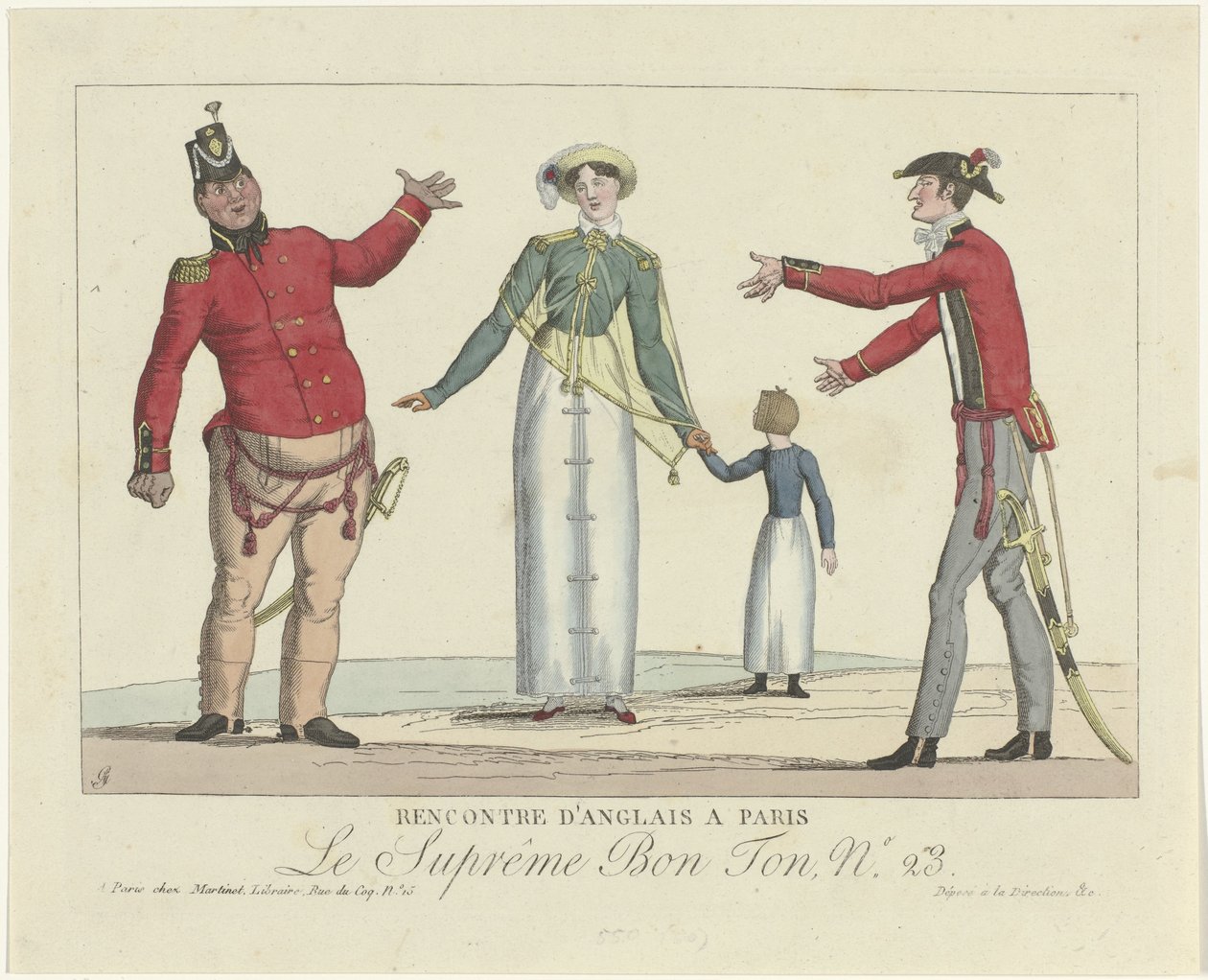 Le Suprême Bon Ton, 1800-1815, nro 23: Englantilainen kokous Pariisissa tekijältä Anonymous