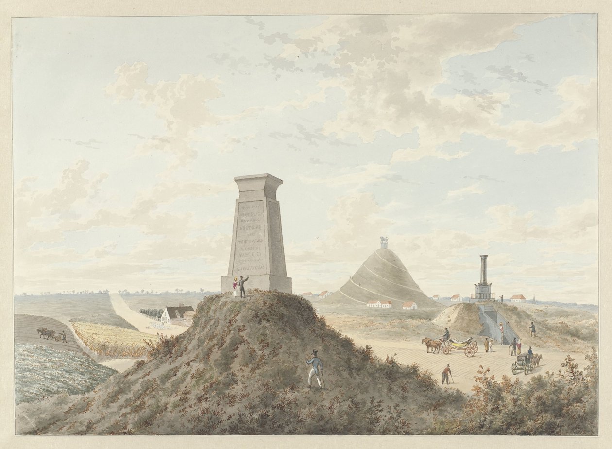 Monumentit Waterloossa, 1815 tekijältä Anonymous