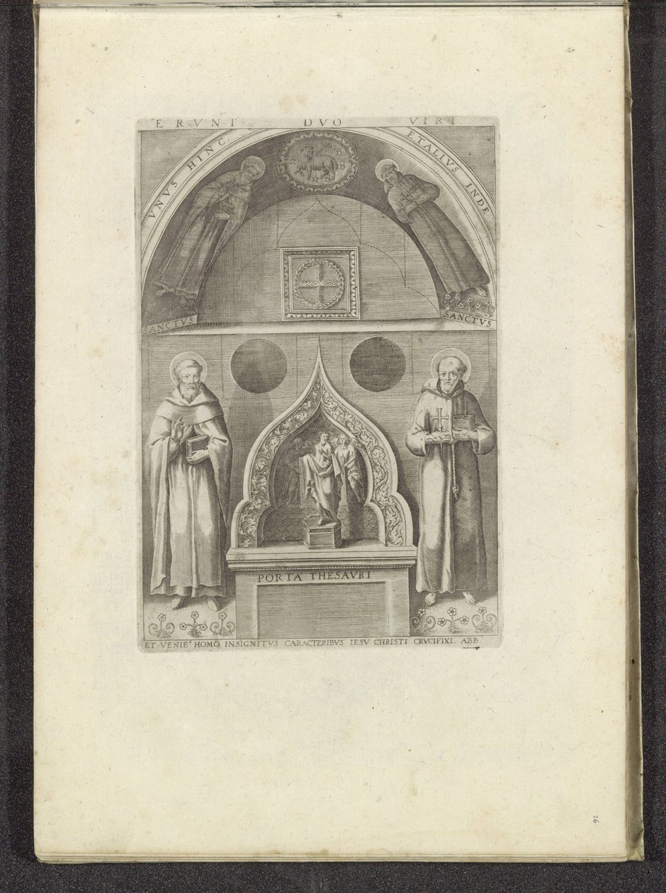 Nis met de heilige Franciscus en de heilige Dominicus Scenes uit het Venetiaanse leven (sarjan nimi) Habiti d