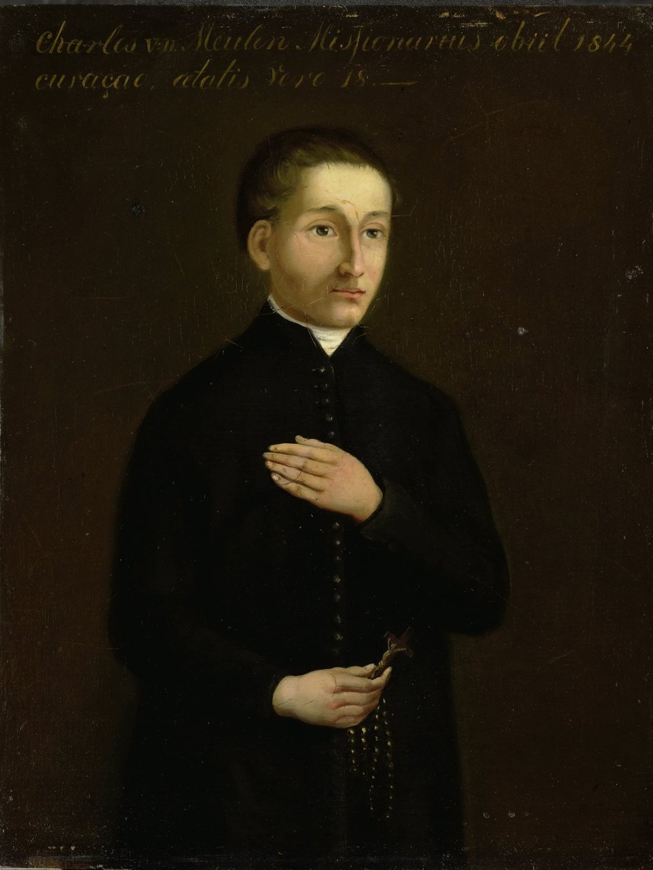 Curaçaon lähetyssaarnaajan Charles van der Meulenin muotokuva tekijältä Anonymous