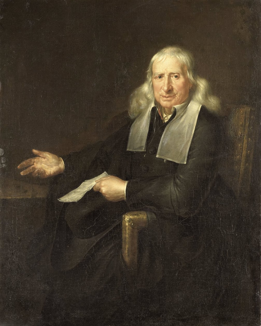 Jan van Lennep vanhemman (1634-1711) muotokuva. Amsterdamin silkki-, kulta- ja hopeakankaiden kauppias ja taiteenkeräilijä tekijältä Anonymous