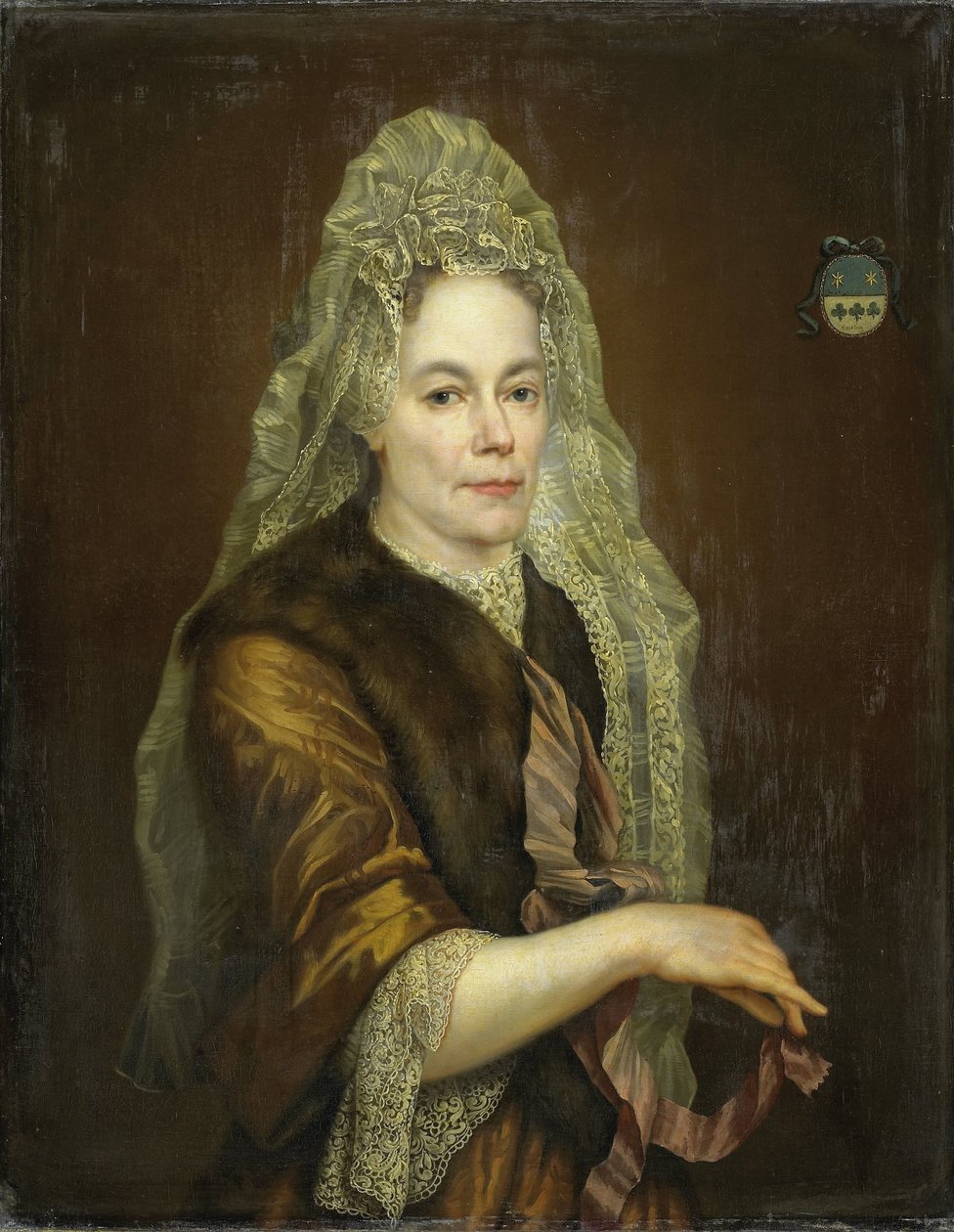 Diederik van Hogendorpin vaimon Petronella Kettinghin (1632-1707) muotokuva tekijältä Anonymous