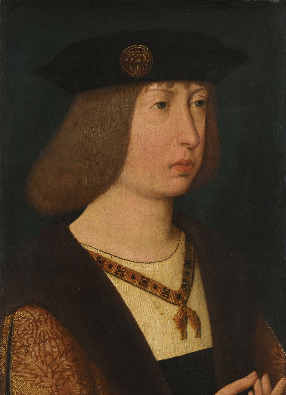 Muotokuva Philip Kauniaasta, Burgundin herttuasta Filippus Kaunis (1478-1506), Itävallan arkkiherttua, Burgundin herttua tekijältä Anonymous
