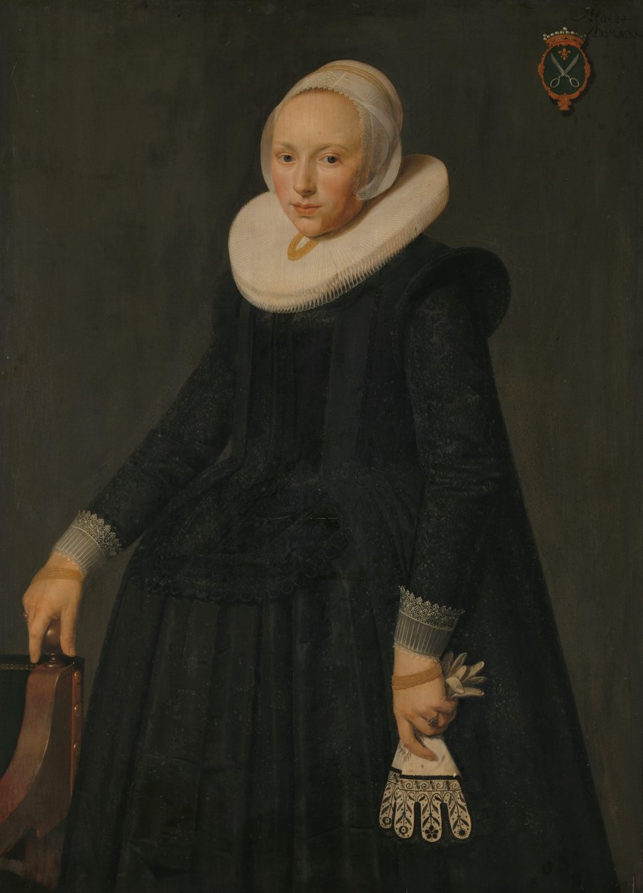 Trijntje Tijsdr van Nooijin muotokuva (1606/07-1646) tekijältä Anonymous