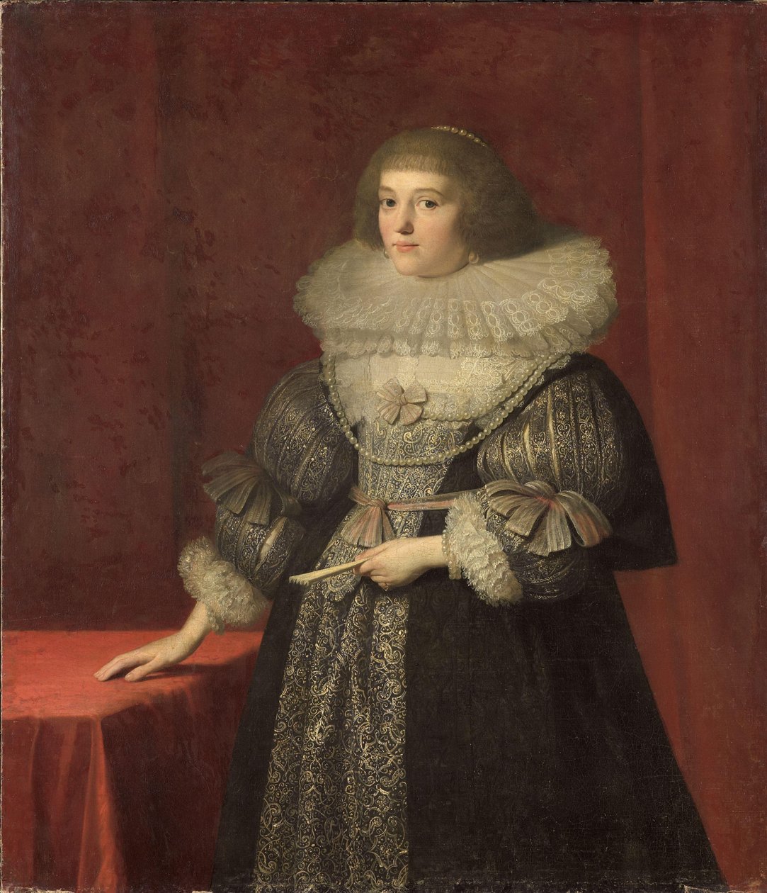 Muotokuva Ursulasta (1594-1657), Solms-Braunfelsin kreivitär tekijältä Anonymous