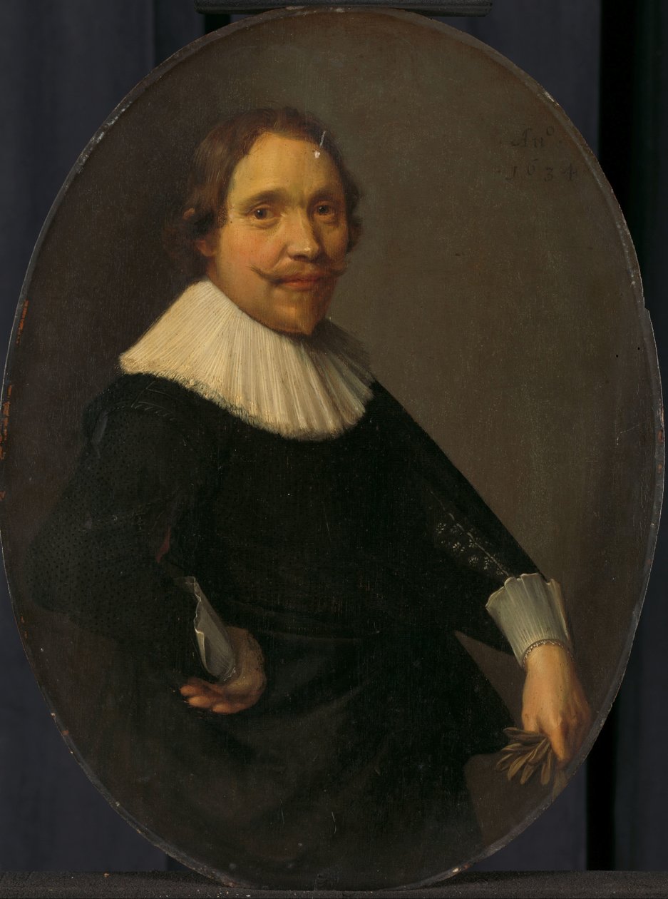 Muotokuva Willem van Oldenbarneveldtistä, Stoutenburgin herrasta, ratsuväen kapteenista espanjaksi ja hollanniksi tekijältä Anonymous