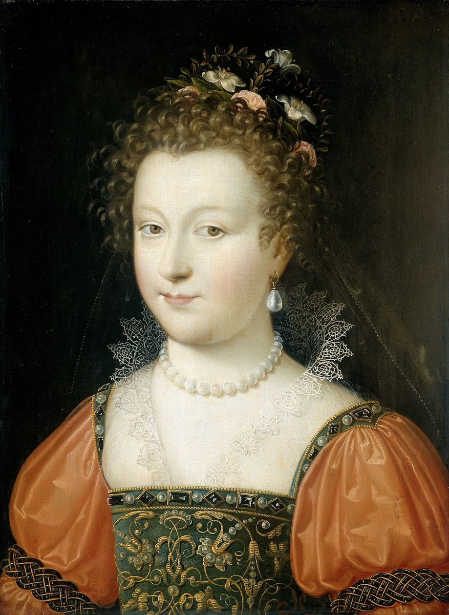 Naisen muotokuva (aiemmin tunnistettu kuningatar Elizabeth I:ksi) tekijältä Anonymous