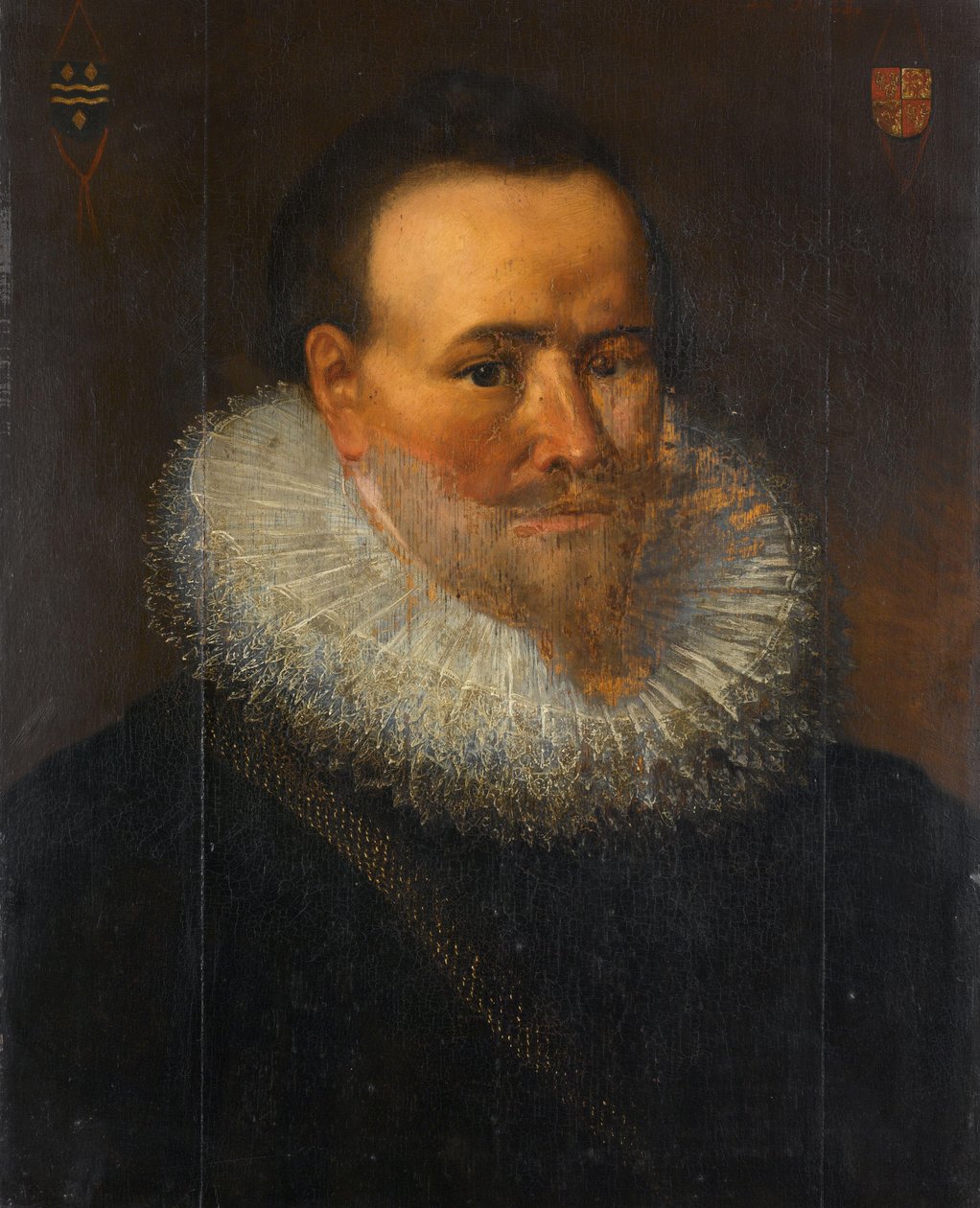 Miehen muotokuva, mahdollisesti Joris van Cats (n. 1590-1654) tekijältä Anonymous