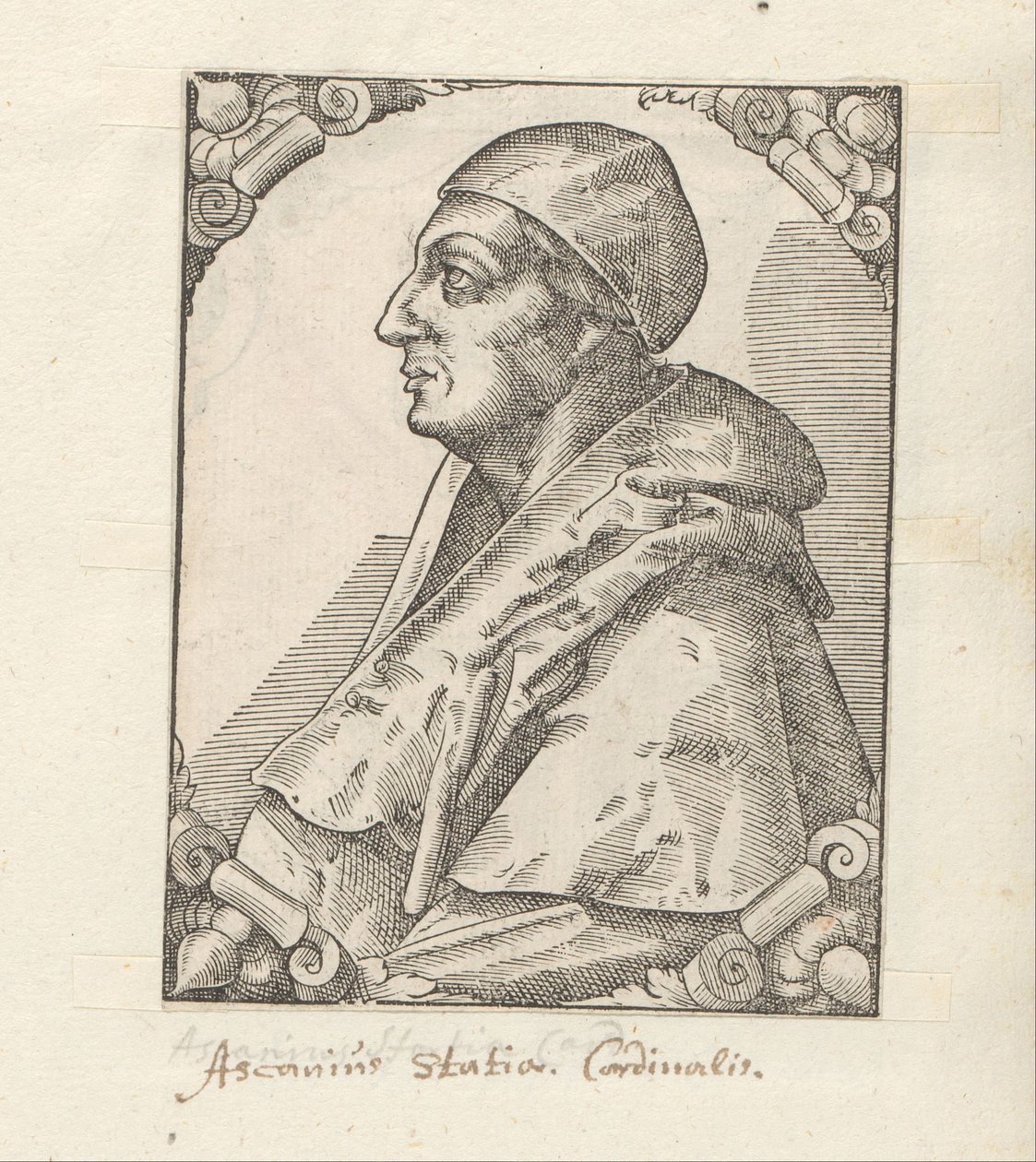 Portree van Ascanio Sforza tekijältä Anonymous