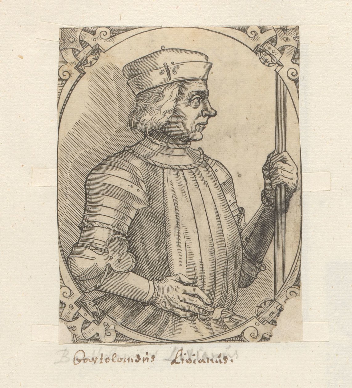 Portret van Bartholomeus Livianus tekijältä Anonymous