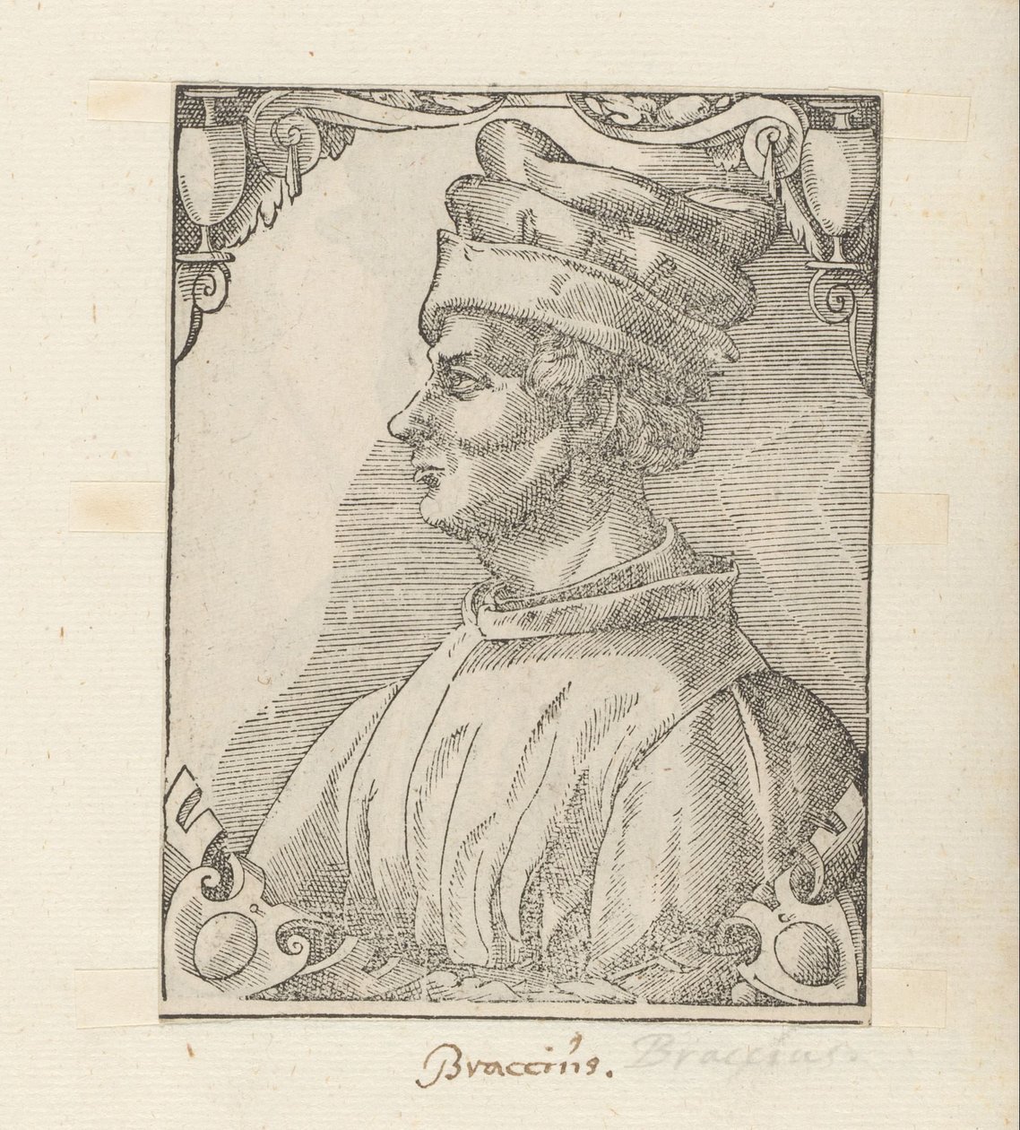 Portret van Braccio da Montone tekijältä Anonymous