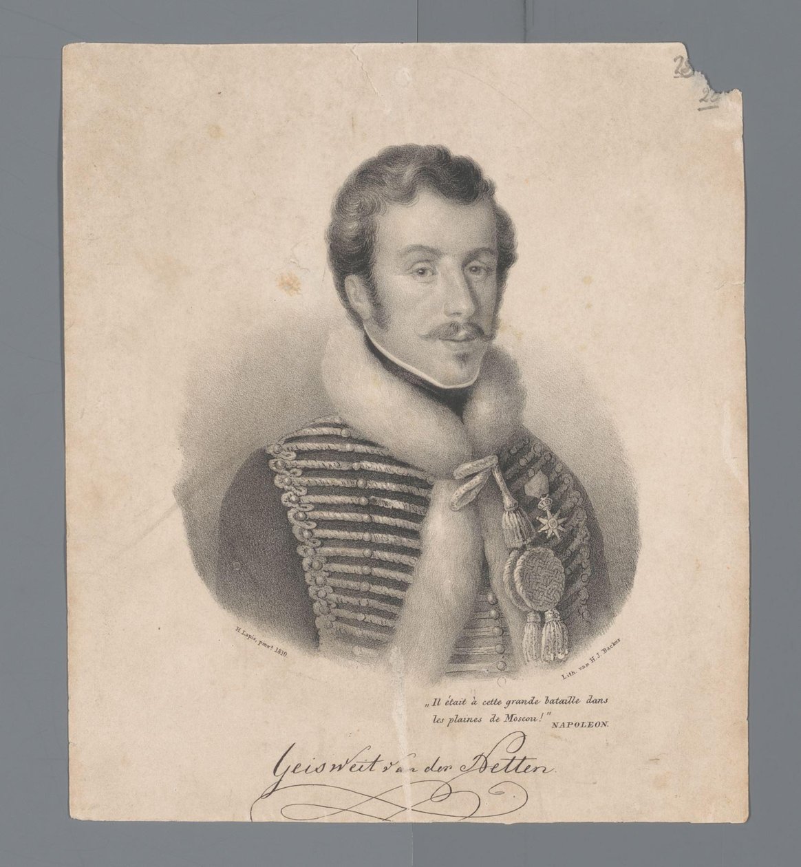 Cornelius Anthonius Geisweit van der Nettenin muotokuva tekijältä Anonymous