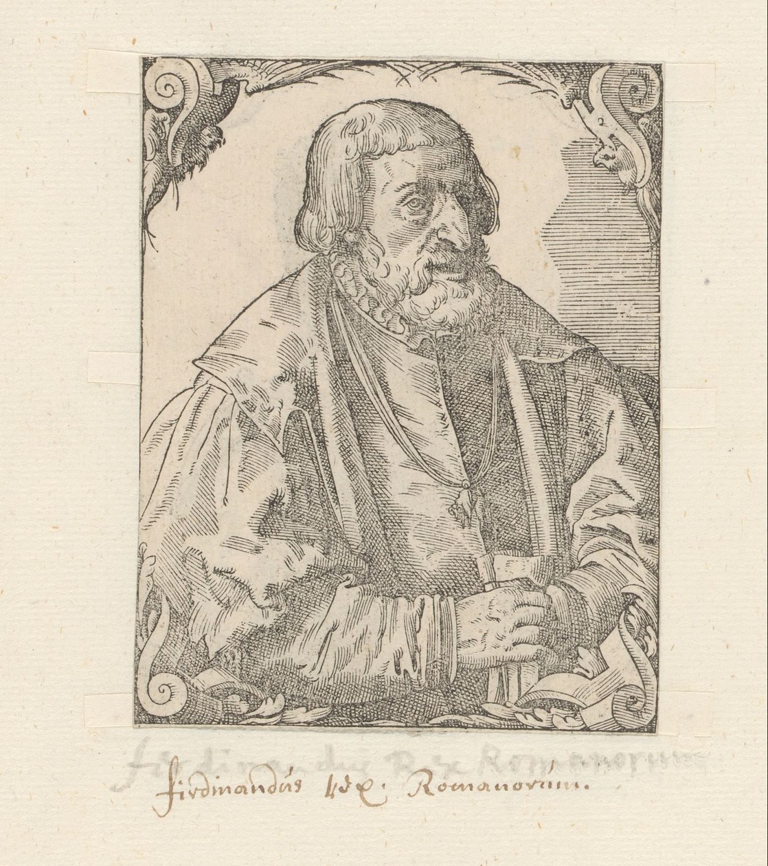 Ferdinand I Habsburgilaisen muotokuva tekijältä Anonymous