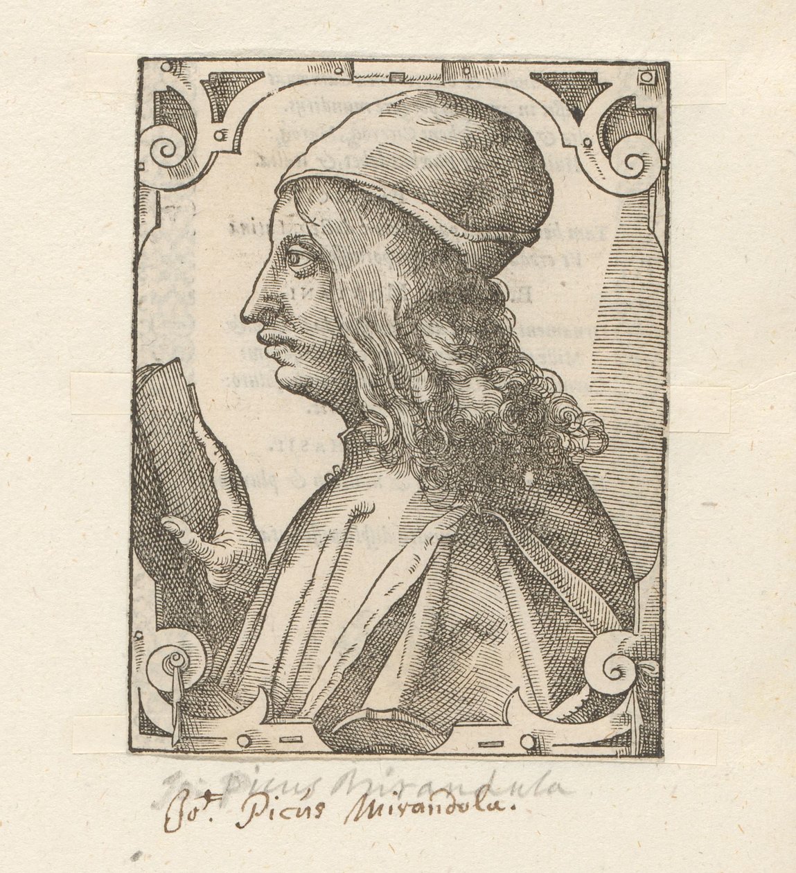 Giovanni Pico della Mirandolan muotokuva tekijältä Anonymous