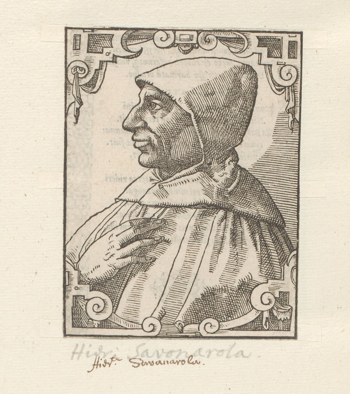 Portreet van Girolamo Savonarola tekijältä Anonymous
