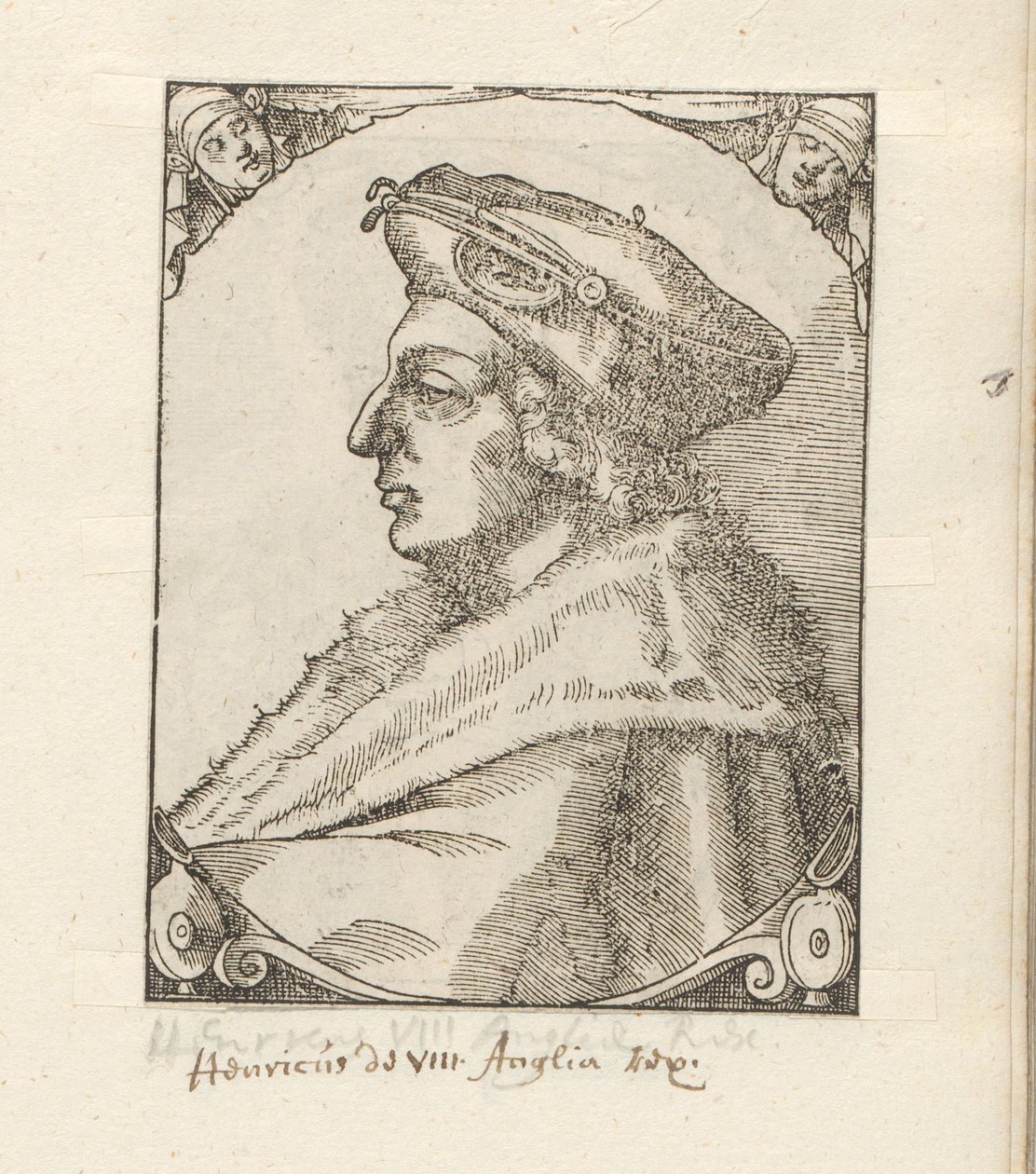 Henry VIII:n, Englannin ja Irlannin kuninkaan muotokuva tekijältä Anonymous