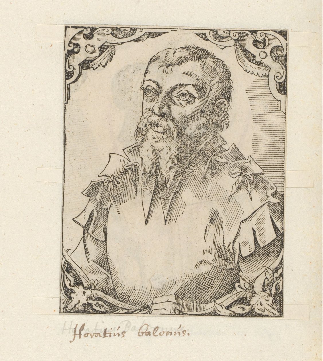 Horatio Baglionin muotokuva tekijältä Anonymous