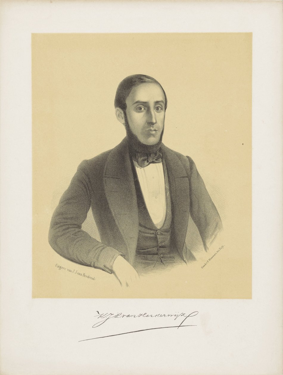 Karel Johan Reinier van Harderwijkin muotokuva tekijältä Anonymous