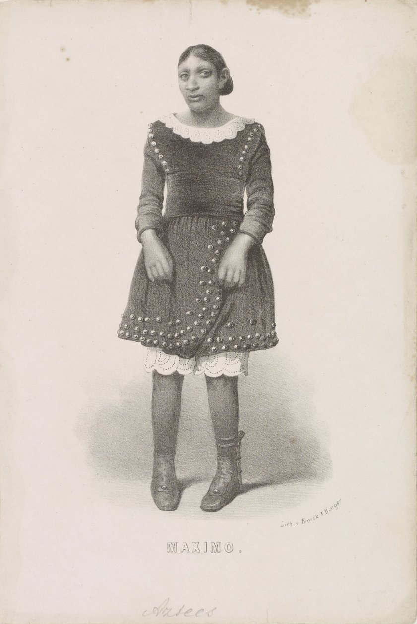 Portret van Máximo, 1857 Maximo (otsikko esineessä) tekijältä Anonymous