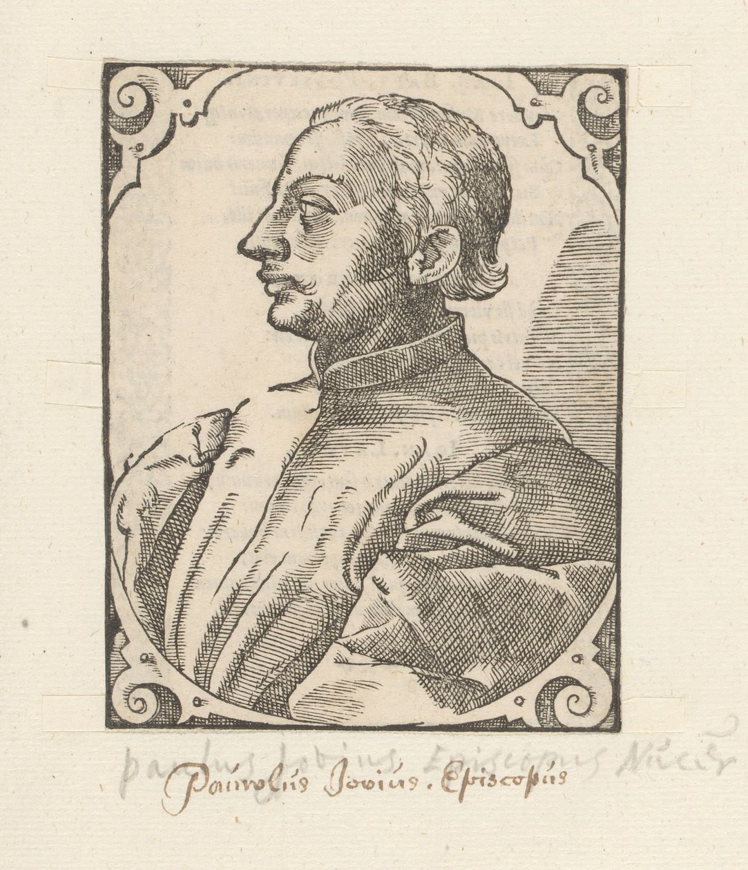 Portretti van Paolo Giovio tekijältä Anonymous