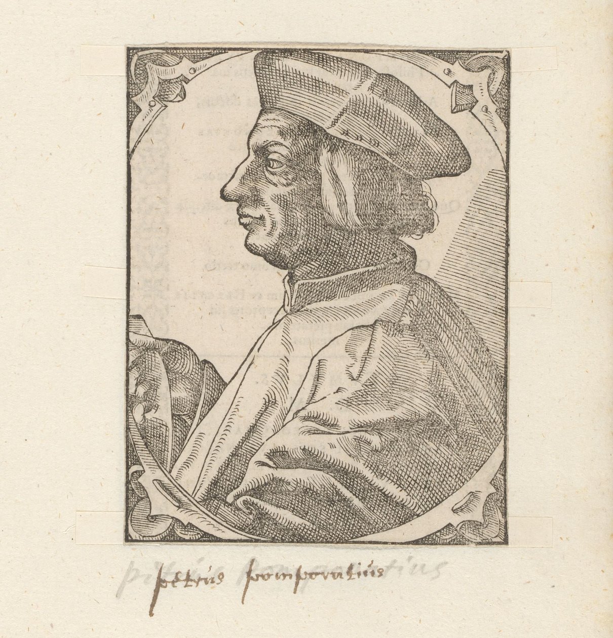 Portree van Pietro Pomponazzi tekijältä Anonymous