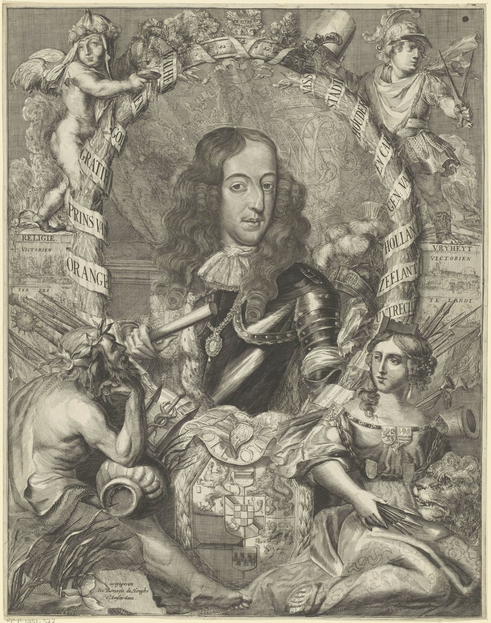Oranssin prinssin William III:n muotokuva tekijältä Anonymous
