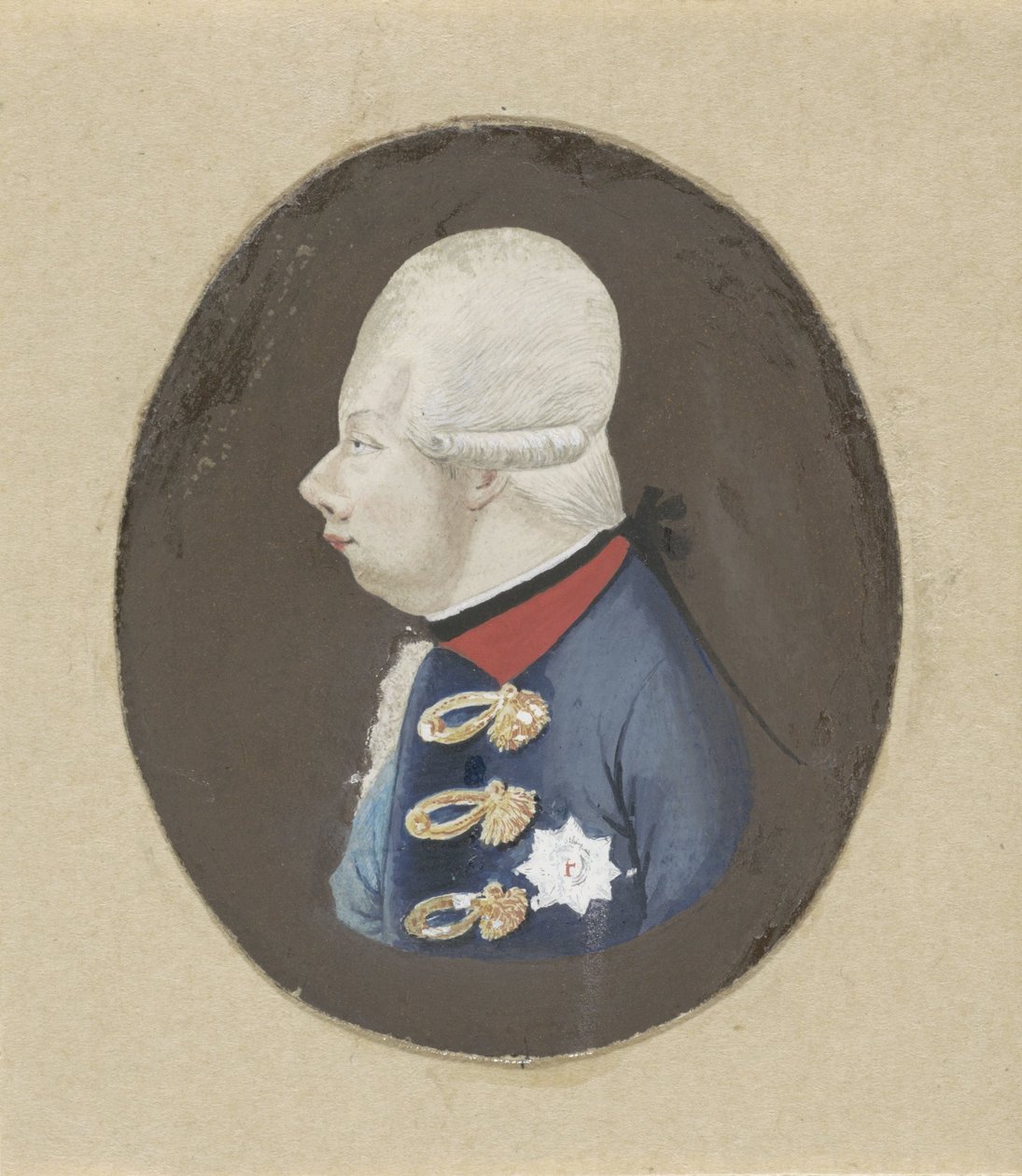 Orange-Nassaun prinssin William V:n muotokuva tekijältä Anonymous