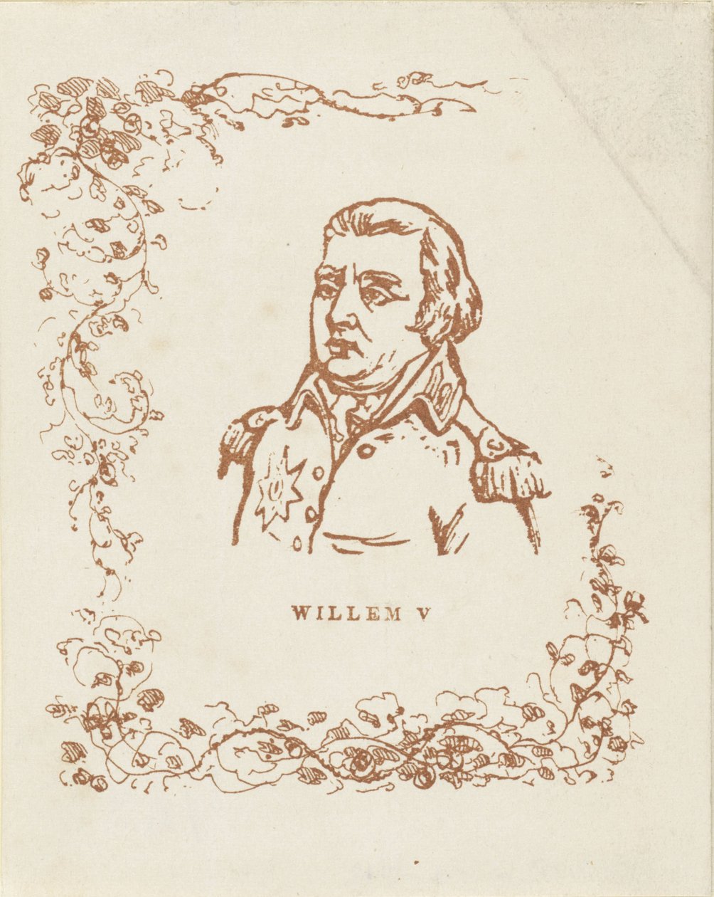 Orange-Nassaun prinssin William V:n muotokuva tekijältä Anonymous